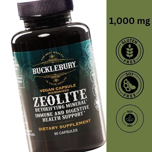 BUCKLEBURY Zeolite Micronized Smart Mineral Capsules - Supports Detox, Immune BUCKLEBURYBuy Supplements Australia