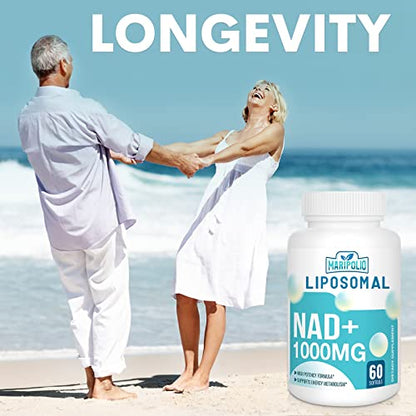 Liposomal NAD+ Supplement 1000 mg | Highest NAD Pontecy | Max Absorption | Pure NAD MaripolioBuy Supplements Australia