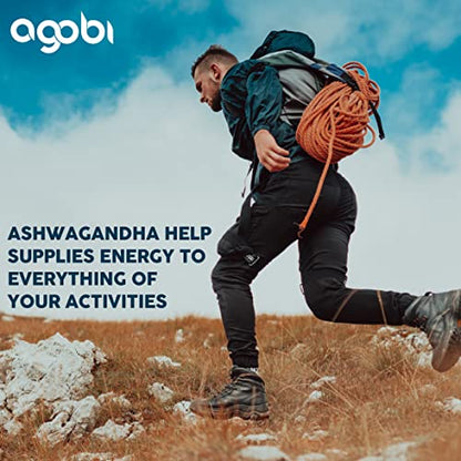 240 Capsules - 8 Month Supply - 7in1 Ashwagandha 8050mg - Combined With Fenugreek agobiBuy Supplements Australia