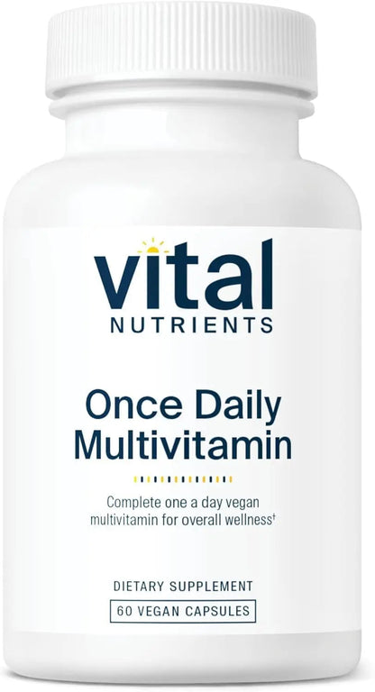 Vital Nutrients Once Daily Multivitamin | Vegan Multi for Women & Men | Allergen-Free | 19 Essential Vitamins + Antioxidants for Eye and Heart Health | Vital NutrientsBuy Supplements Australia