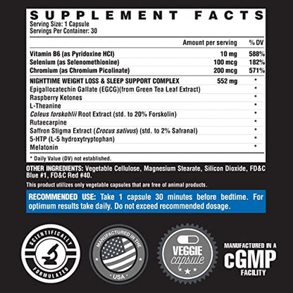Nutrex Lipo 6 Nighttime Fat Burner | Melatonin Sleep Aid & Weight Loss Diet Pills Nutrex ResearchBuy Supplements Australia