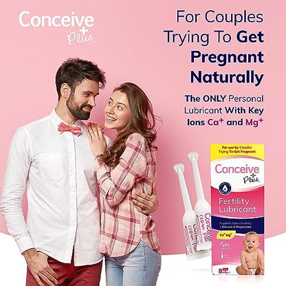 Conceive Plus Fertility Lubricant in Pre-Filled Applicators, Fertility Friendly Lube for Couples Trying CONCEIVE PLUSBuy Supplements Australia
