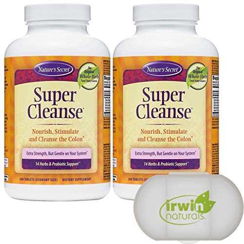 Nature's Secret Super Cleanse Extra Strength Toxin Detox & Gentle Elimination Total Body 