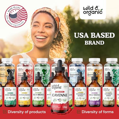 Cayenne Pepper Supplements - Organic Cayenne Pepper Tincture - Cayenne Pepper Liquid Wild & OrganicBuy Supplements Australia