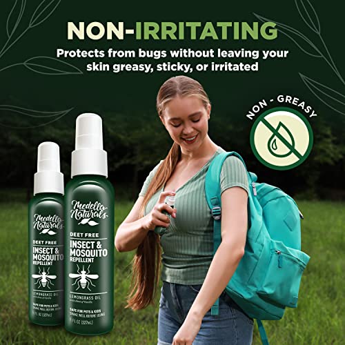 Deet-Free Insect & Mosquito Repellent Pack of 2 (8 oz) – Nice Smelling Medella NaturalsBuy Supplements Australia