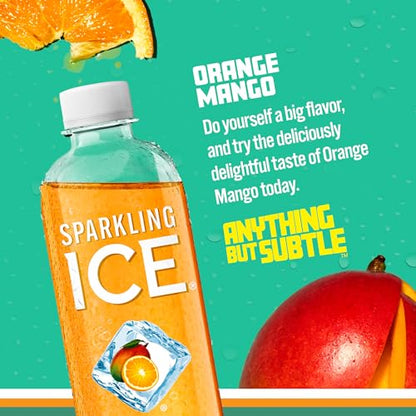 Sparkling Ice, Orange Mango Sparkling Water, Zero Sugar Flavored Water, with Vitamins Sparkling ICEBuy Supplements Australia