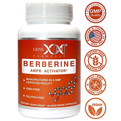 GENEX Berberine HCl 500mg (90 Capsules) | Powerful AMPK Activator, Supports Heart Genex FormulasBuy Supplements Australia