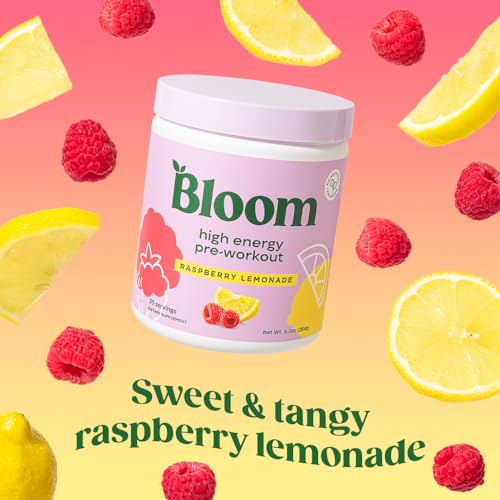 Bloom Nutrition High Energy Pre Workout Powder, Amino Energy with Beta Alanine, Ginseng Bloom NutritionBuy Supplements Australia