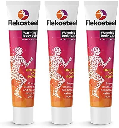 3 Tubes HENDEL GARDEN Flekosteel Warming Body Balm 5.1 fl oz/150 ml RIXETBuy Supplements Australia