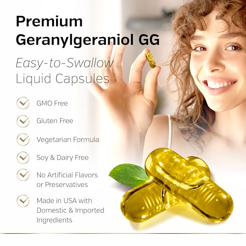 Premium Geranylgeraniol Supplement – GG-Gold 150mg with DeltaGold Vitamin E Tocotrienols SunergeticBuy Supplements Australia