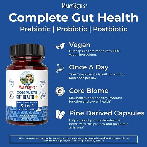 MaryRuth's 3-in-1 Probiotics for Complete Gut Health | Gut Health Supplement for Women MaryRuth OrganicsBuy Supplements Australia