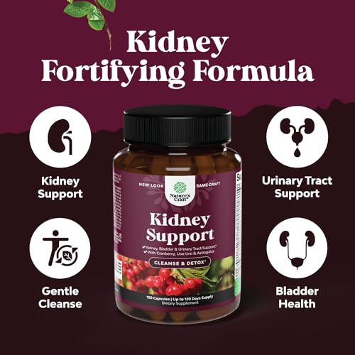 Kidney Support Cranberry Supplement for Women and Men - High Strength Kidney Natures CraftBuy Supplements Australia