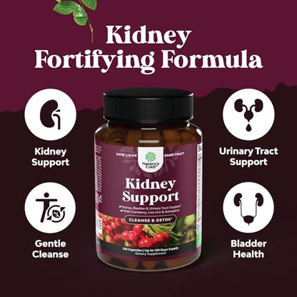 Kidney Support Cranberry Supplement for Women and Men - High Strength Kidney Natures CraftBuy Supplements Australia