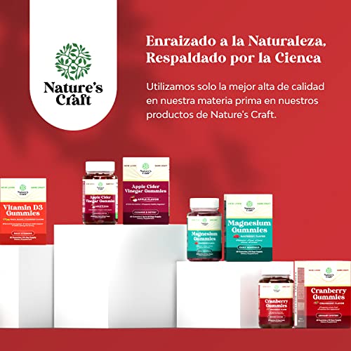 Gomitas ACV de Vinagre de Sidra de Manzana – Suplemento de Energético Natural con la Natures CraftBuy Supplements Australia
