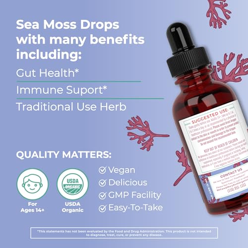 MaryRuth's Irish Sea Moss Liquid Drops | Sugar Free | SeaMoss for Gut Health and Immune MaryRuth OrganicsBuy Supplements Australia