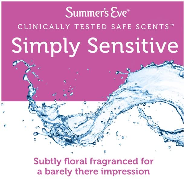 Summer's Eve Feminine Cleansing Cloths | Sensitive Skin | 16 Each | Pack of 2 Pink RhymeBuy Supplements Australia