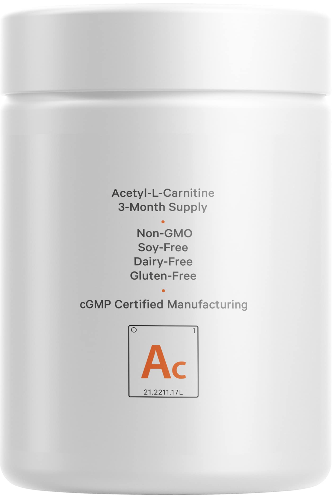 Codeage Liposomal Acetyl-L-Carnitine+ Supplement - 500 mg Acetyl-L-Carnitine per Serving - 3-Month Supply, Liposomal Delivery - Alcar Supplement - L-Carnitine - Non-GMO, Gluten-Free, 90 Capsules CodeageBuy Supplements Australia