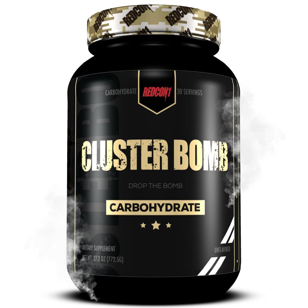 REDCON1 Cluster Bomb, Unflavored - Intra/Post Workout Carbs - Gluten Free + Vegan Cluster