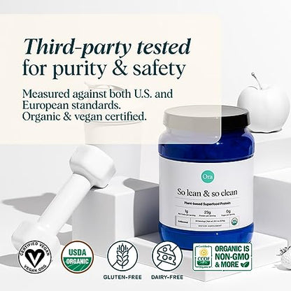 Ora Organic Vegan Protein Powder - 23g Plant Based Protein Powder for Women and Men Ora OrganicBuy Supplements Australia