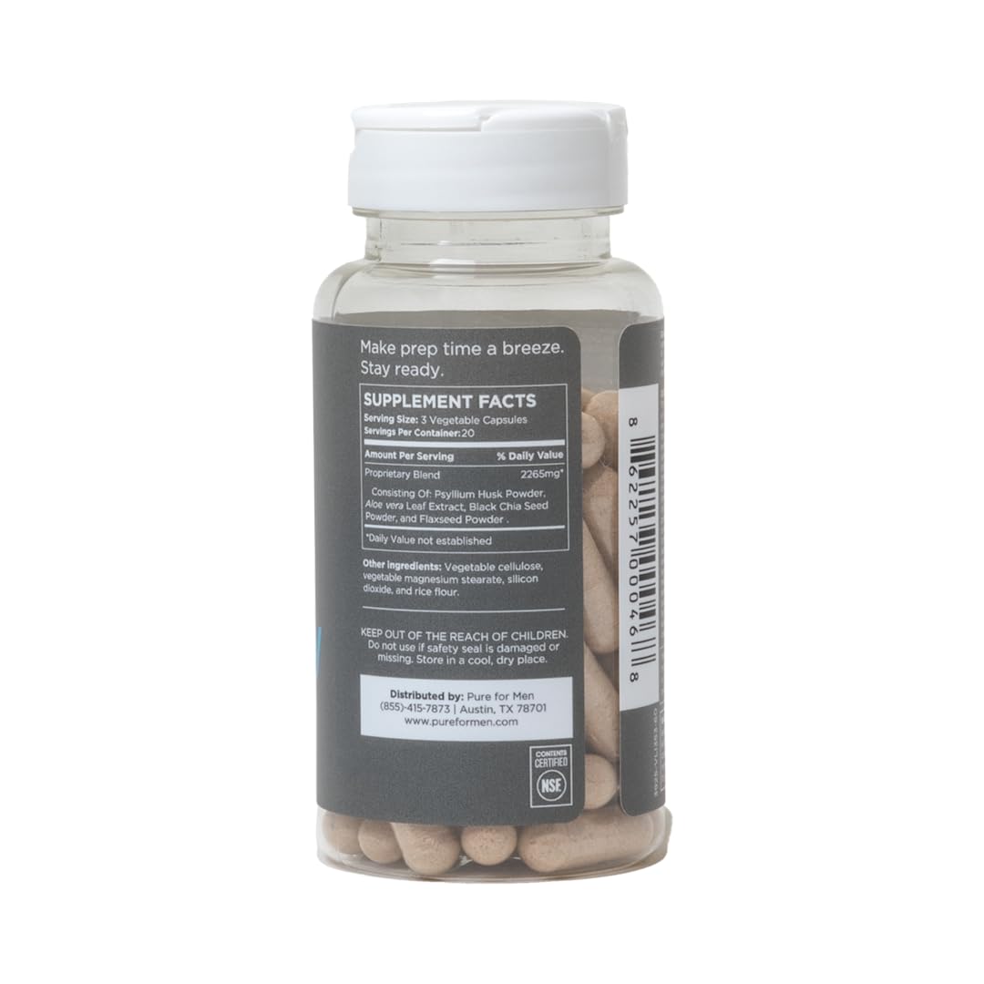 Pure for Men Original Cleanliness Stay Ready Fiber Supplement | Helps Promote Pure for MenBuy Supplements Australia