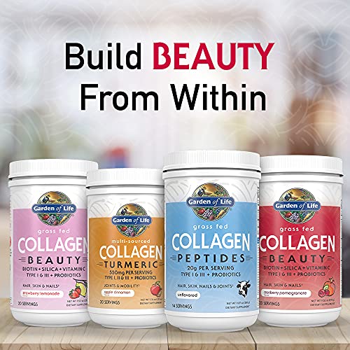 Garden of Life Grass Fed Collagen Beauty - Strawberry Lemonade, 20 Servings - Collagen Garden of LifeBuy Supplements Australia
