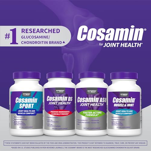 Cosamin Nutramax Muscle & Joint, Works to Decrease Cartilage Breakdown, Joint Health Supplement, Adult Men and Women Joint Health, 74 Capsules CosaminBuy Supplements Australia