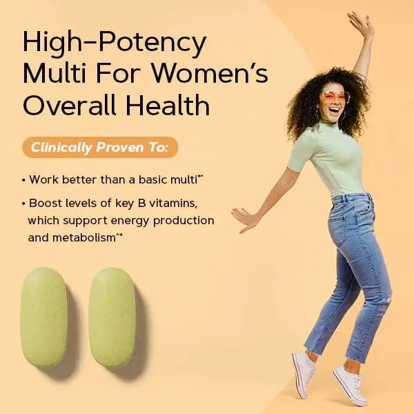 GNC Women’s Energy and Metabolism Multivitamin Caplets, Clinically Proven, Calorie Burn, Focus, 100mg Caffeine, Active Nutrition, Immune, Bone GNCBuy Supplements Australia