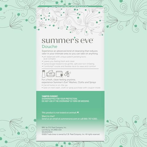 Summer's Eve Feminine Douche, Complete Clean Odor Reduction with Boric Acid Complex, 2 Units Summer's EveBuy Supplements Australia