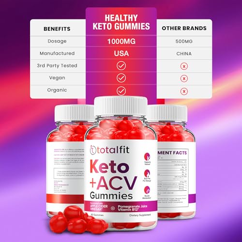 (3 Pack) Total Fit Keto ACV Gummies - Official - Keto TotalFit ACV Advanced Formula Plus RillvoBuy Supplements Australia