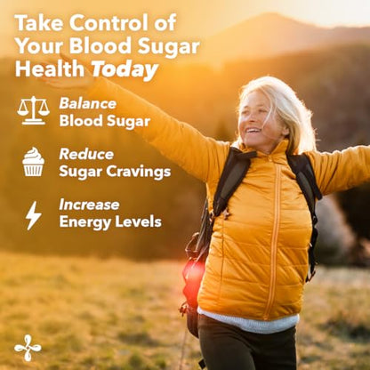LifeSeasons GS Stabili-T - Blood Sugar Support Supplement - Healthy Circulation & Vision - Maintain Normal Levels - Chromium Cinnamon Gymnema Bilberry & Alpha Lipoic Acid - 90 Capsules LifeSeasonsBuy Supplements Australia