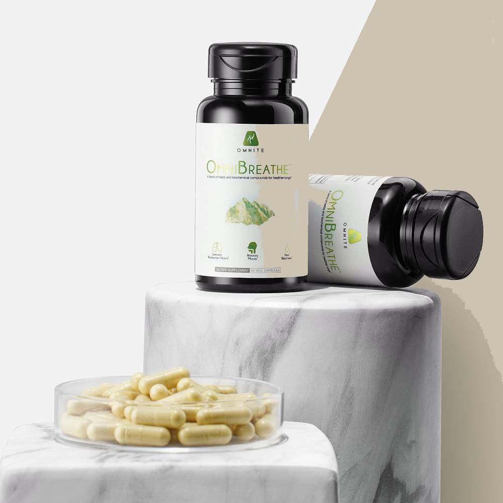 Omnite OMNIBREATHE Respiratory Health Supplement,Inhaler Mate,Support Quit Smoking OmniteBuy Supplements Australia