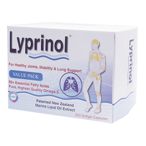 Pharma Lyprinol® Pcso-524® 200 Capsules New Zealand Green Lipped Mussel Extract Oil Joint Health Support & Mobility LyprinolBuy Supplements Australia
