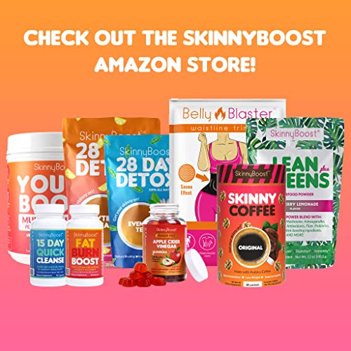 SkinnyBoost 28 Day Detox Tea Kit-1 Daytime (28 Bags) 1 Evening (14 Bags) Non GMO SkinnyBoostBuy Supplements Australia