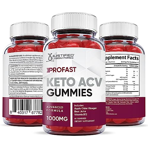 Justified Laboratories ProFast Keto ACV Gummies 1000MG Pro Fast Vegan Non GMO Justified LaboratoriesBuy Supplements Australia