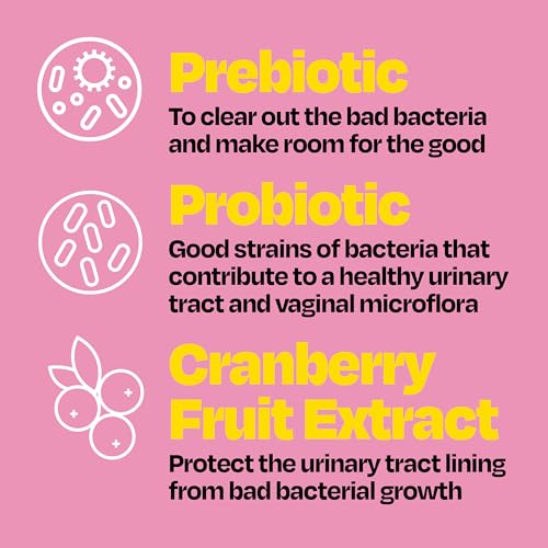 Cystex 3-in-1 Urinary Tract Probiotic for Women - Fast-Acting UTI & Yeast Infection Support with Prebiotics, Probiotics, & Cranberry - Supports Vaginal pH & Flora Balance - 30 Capsules CystexBuy Supplements Australia