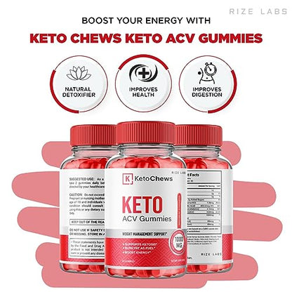 (3 Pack) Keto Chews Gummies - Keto Chews ACV Gummies for Weight Loss 525 MG rize labsBuy Supplements Australia