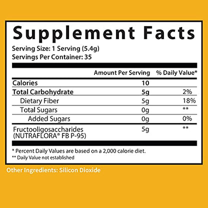 GOBIOTIX Fiber Supplement - Prebiotic Soluble Fiber Powder, Supports Gut Health GOBIOTIXBuy Supplements Australia