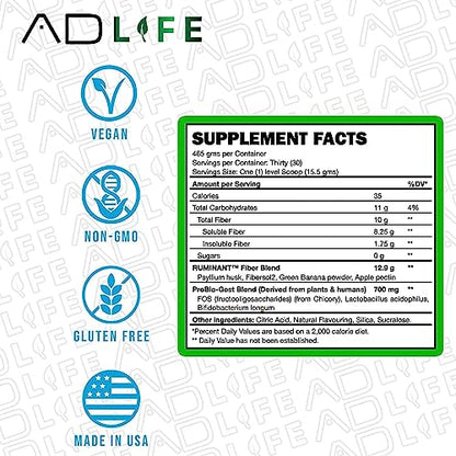 Project AD Fiber+ Fiber Supplement - Supports Gut Health and Digestive Regularity PROJECT AD LLCBuy Supplements Australia
