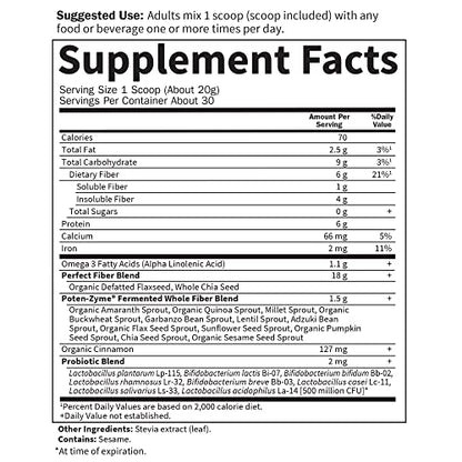 Garden of Life Super Seed - Vegetarian Whole Food Fiber Supplement with Protein and Omega 3 Garden of LifeBuy Supplements Australia