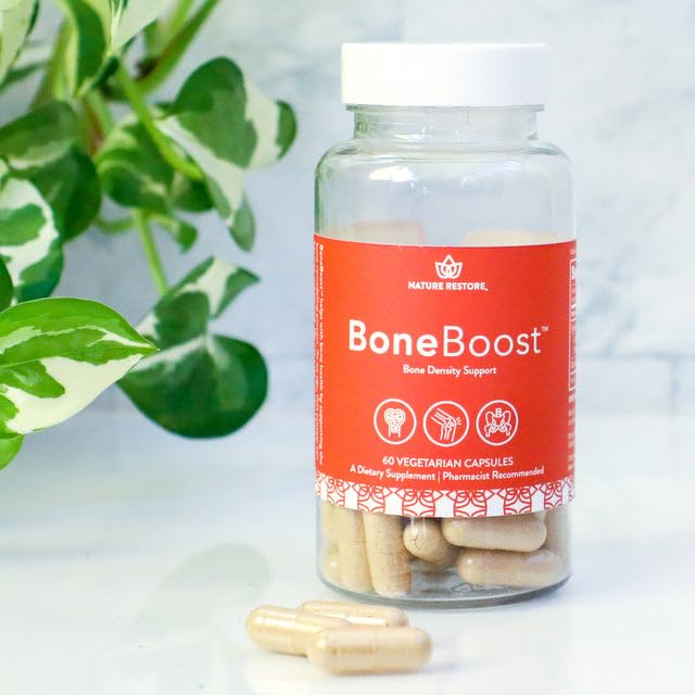 Nature Restore BoneBoost, Natural Bone Health Supplement, 60 Capsules, Manufactured in USA, Non GMO, Gluten Free Nature RestoreBuy Supplements Australia