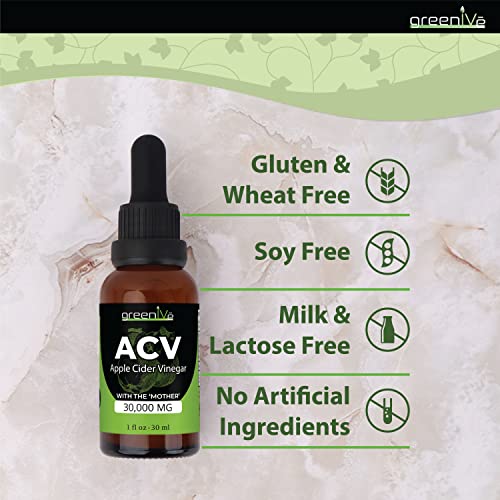 GreenIVe ACV Drops Apple Cider Vinegar Tincture with The Mother Weight Management GreenIVeBuy Supplements Australia
