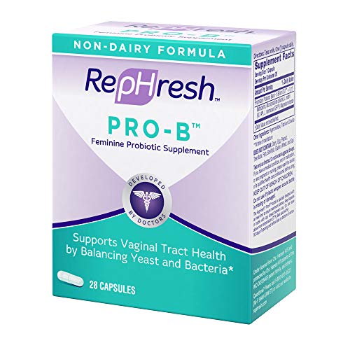 NEW RepHresh Pro-B Feminine Probiotic Supplement Non- Dairy Formula/Vegetarian Capsule, 28ct RephreshBuy Supplements Australia