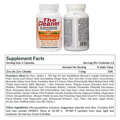 Century Systems The Cleaner Detox, Powerful 14-Day Complete Internal Cleansing Formula Century SystemsBuy Supplements Australia