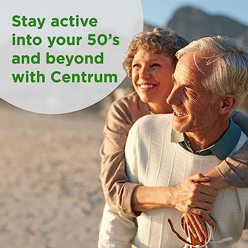 Centrum Silver Multivitamin for Adults 50 Plus, Multivitamin/Multimineral Supplement, Vitamin D3, B-Vitamins, Gluten Free CentrumBuy Supplements Australia