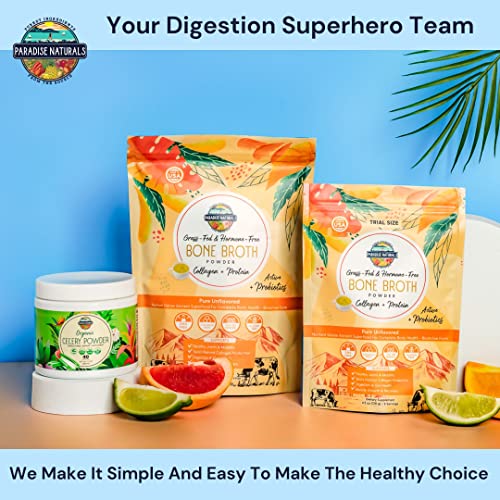 Organic Celery Juice Powder (40 Servings) Supports Gut Health, Detox Juice Cleanse Paradise Naturals, Purest Ingredients from the SourceBuy Supplements Australia