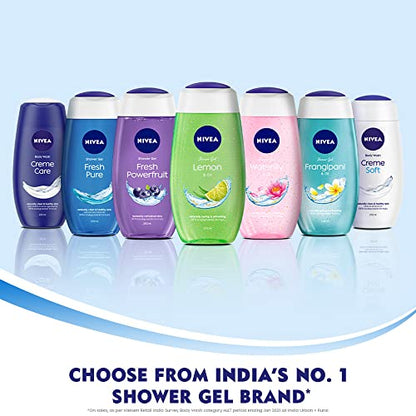 Nivea Bath Shower Water Lily Oil, 250 ML, Moisturizing Skin Cleanser with Oil Pearls and Water Lily Fragrance NIVEABuy Supplements Australia