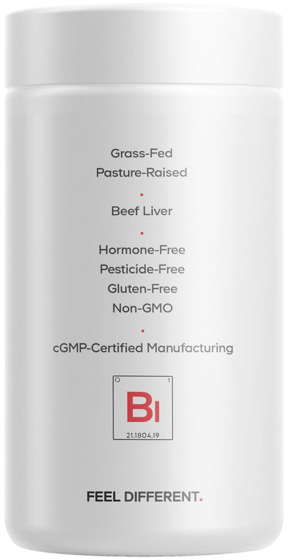 Codeage Grass Fed Beef Liver Supplement Superfood, Freeze Dried, Non-Defatted, Desiccated Glandulars Bovine Pills, Pasture Raised Beef Vitamins, Non-GMO Liver Meat, 180 Capsules CodeageBuy Supplements Australia