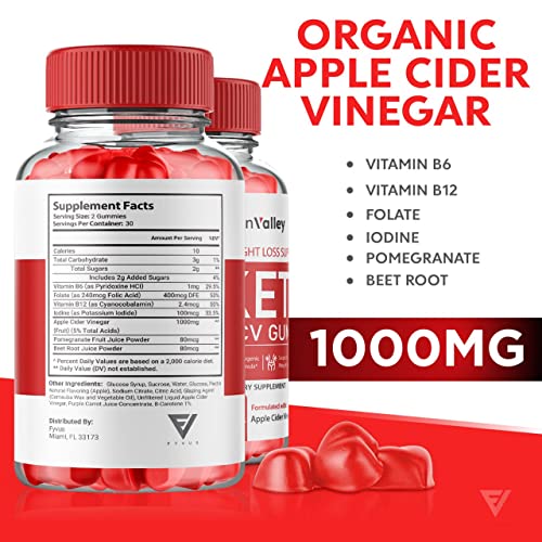 (2 Pack) Lean Valley Keto ACV Gummies Advanced Weight Loss Formula - Lean Valley FyvusBuy Supplements Australia