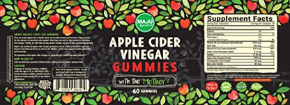 Apple Cider Vinegar Gummies with Mother - Weight Management & Detox - 2X Stronger Maju SuperfoodsBuy Supplements Australia