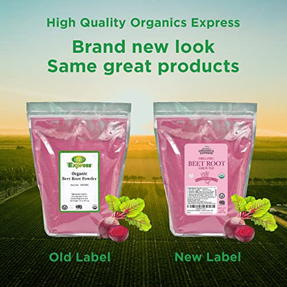 HQOExpress Organic Beetroot Powder - Organic Superfood - Nitric Oxide Booster - Non HQO HIGH QUALITY ORGANICSBuy Supplements Australia